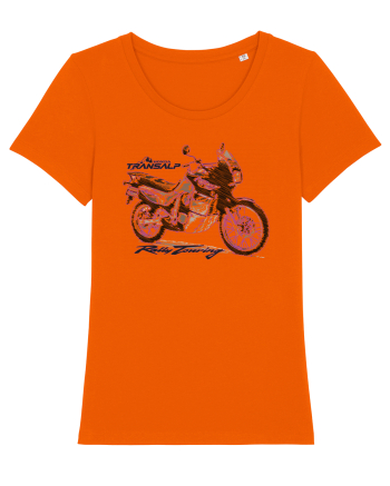 Adventure motorcycles are fun Transalp 600 Bright Orange