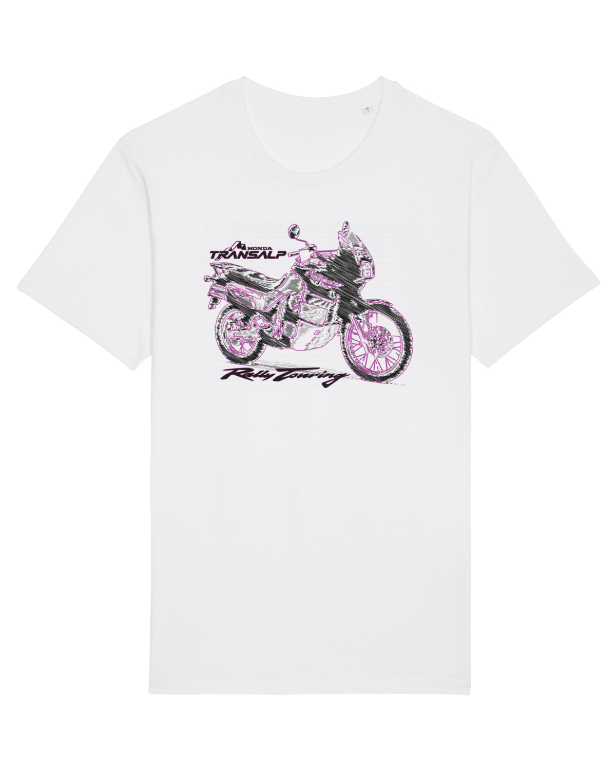Tricou mânecă scurtă Unisex Rocker White