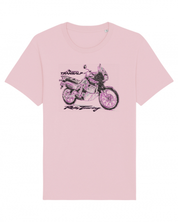 Adventure motorcycles are fun Transalp 600 Cotton Pink