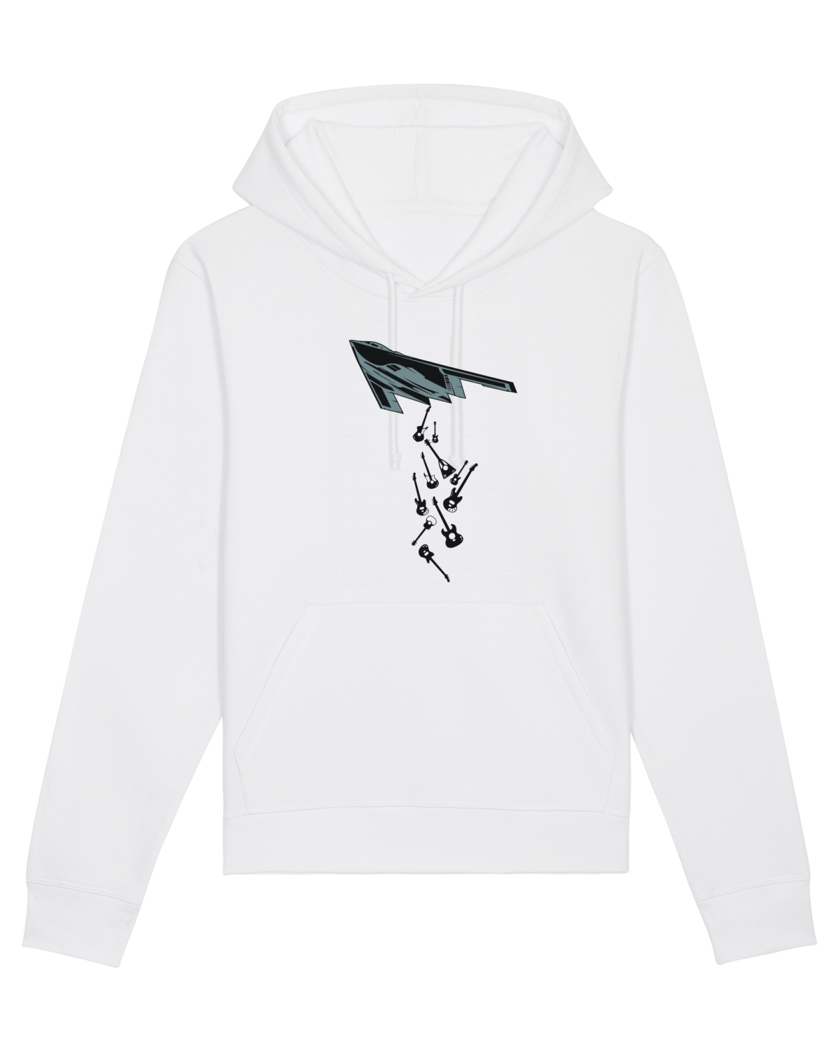 Hanorac Unisex Drummer White