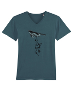 make music  Tricou mânecă scurtă guler V Bărbat Presenter