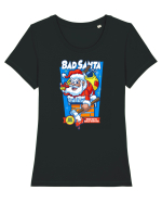 Bad Santa Tricou mânecă scurtă guler larg fitted Damă Expresser