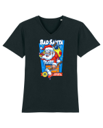 Bad Santa Tricou mânecă scurtă guler V Bărbat Presenter