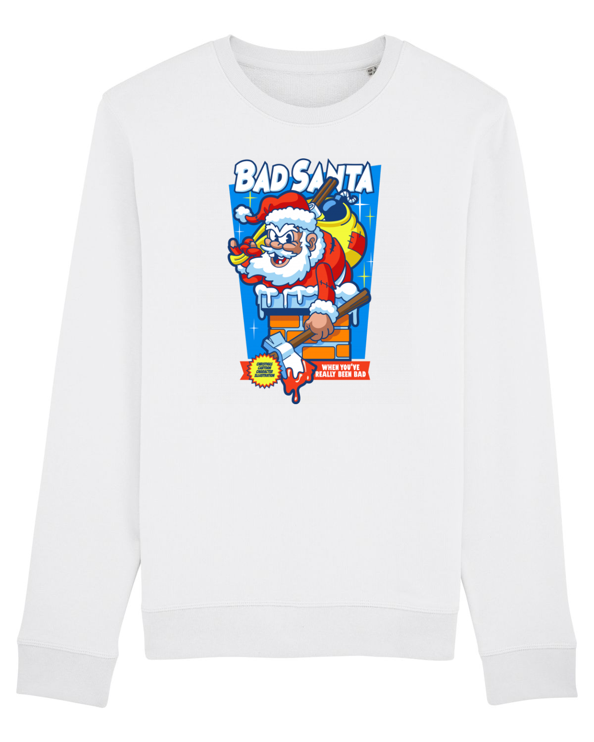 Bluză mânecă lungă Unisex Rise White