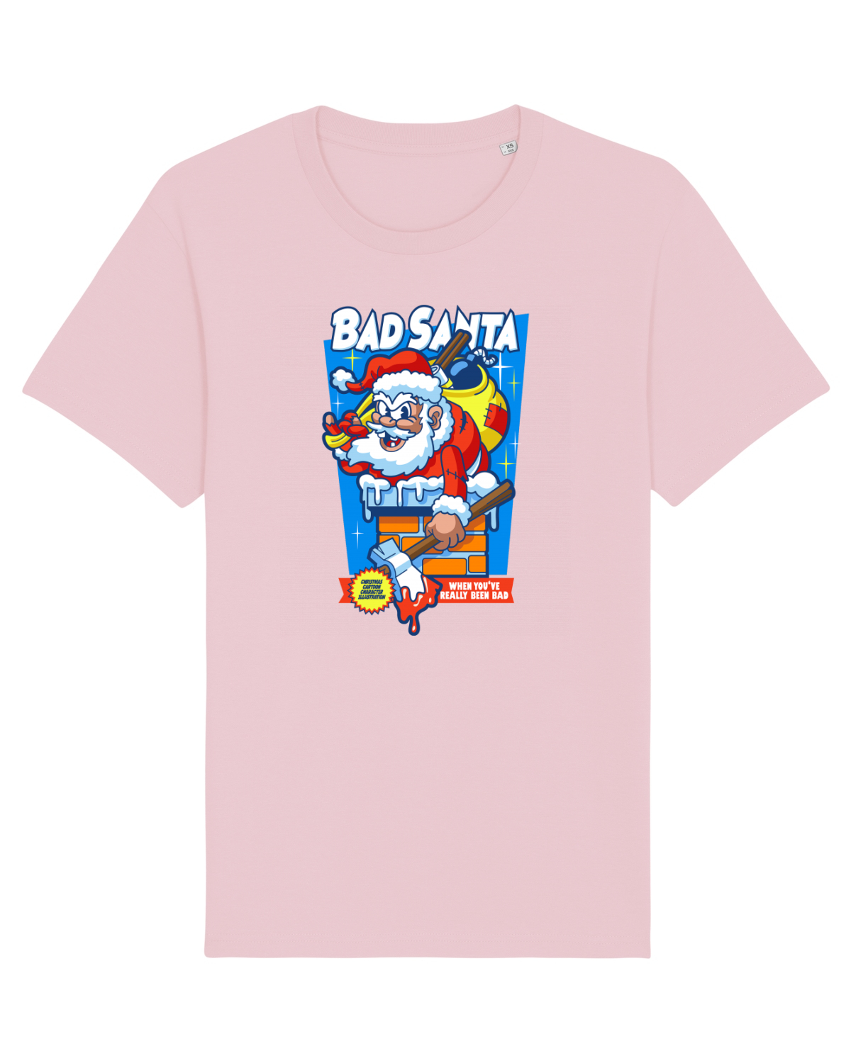 Tricou mânecă scurtă Unisex Rocker Cotton Pink