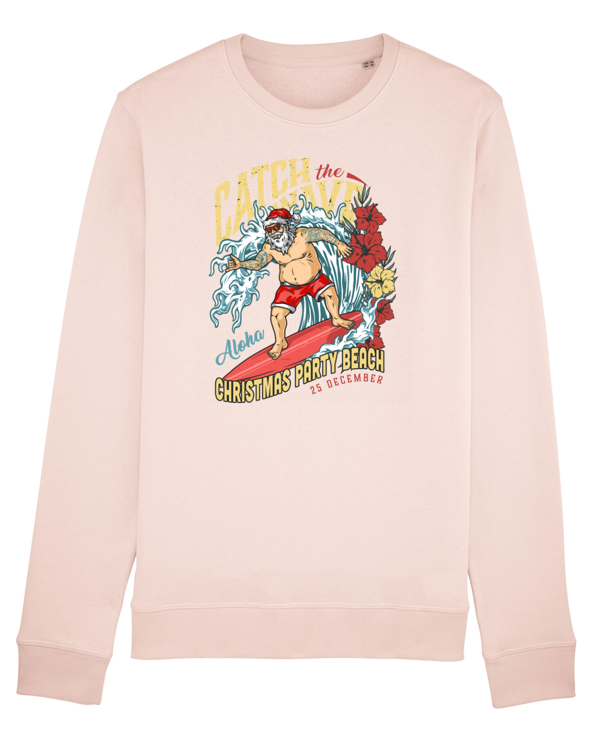 Bluză mânecă lungă Unisex Rise Candy Pink