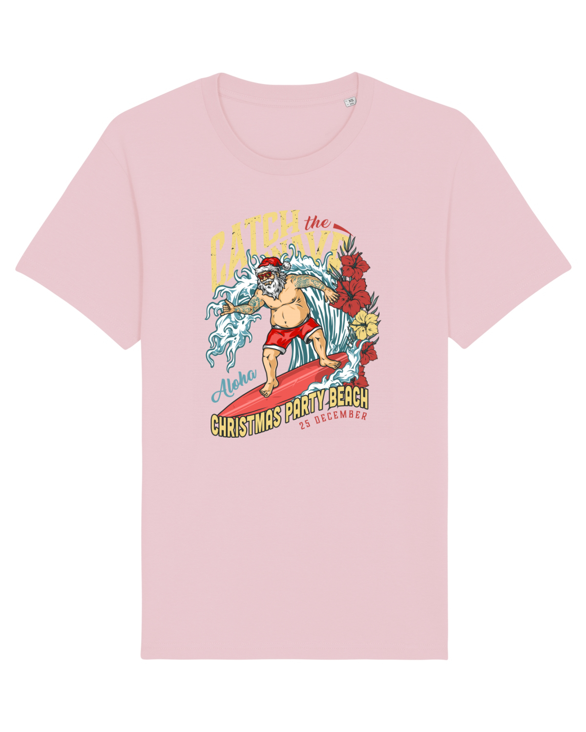 Tricou mânecă scurtă Unisex Rocker Cotton Pink