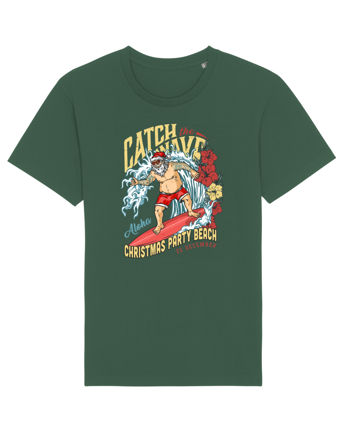 Tricou mânecă scurtă Unisex Rocker Bottle Green