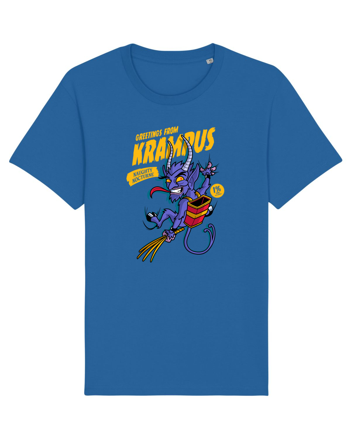 Tricou mânecă scurtă Unisex Rocker Royal Blue