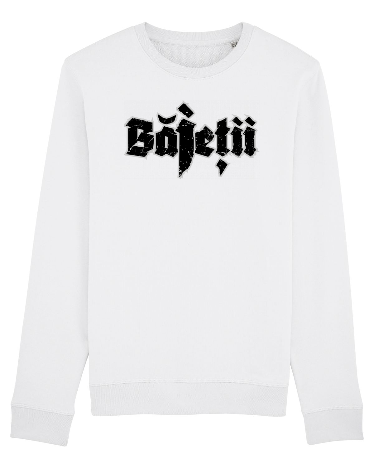 Bluză mânecă lungă Unisex Rise White