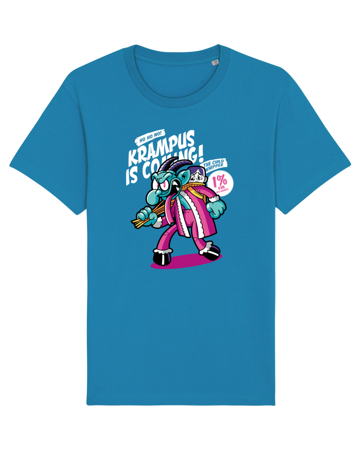 Tricou mânecă scurtă Unisex Rocker Azur