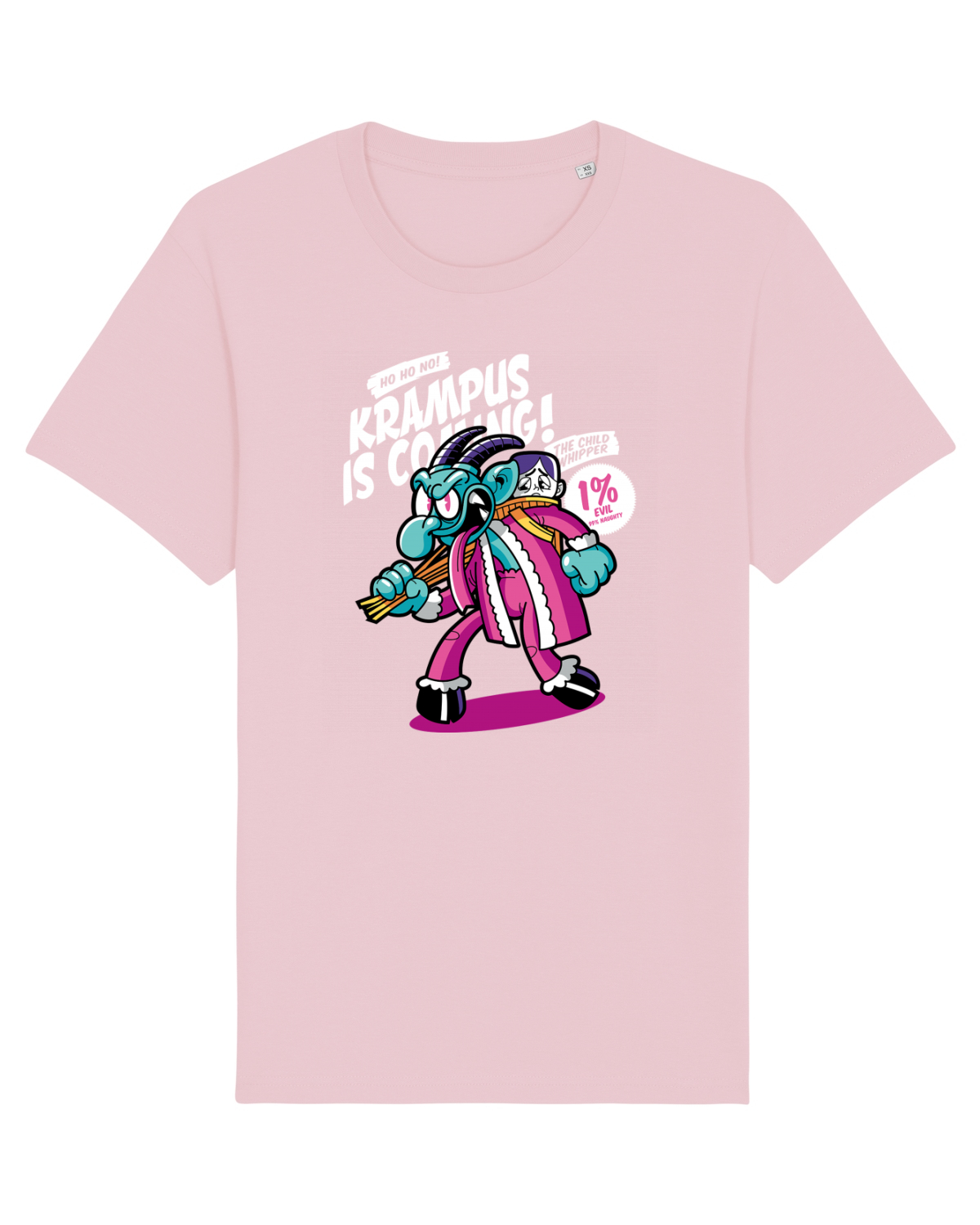 Tricou mânecă scurtă Unisex Rocker Cotton Pink
