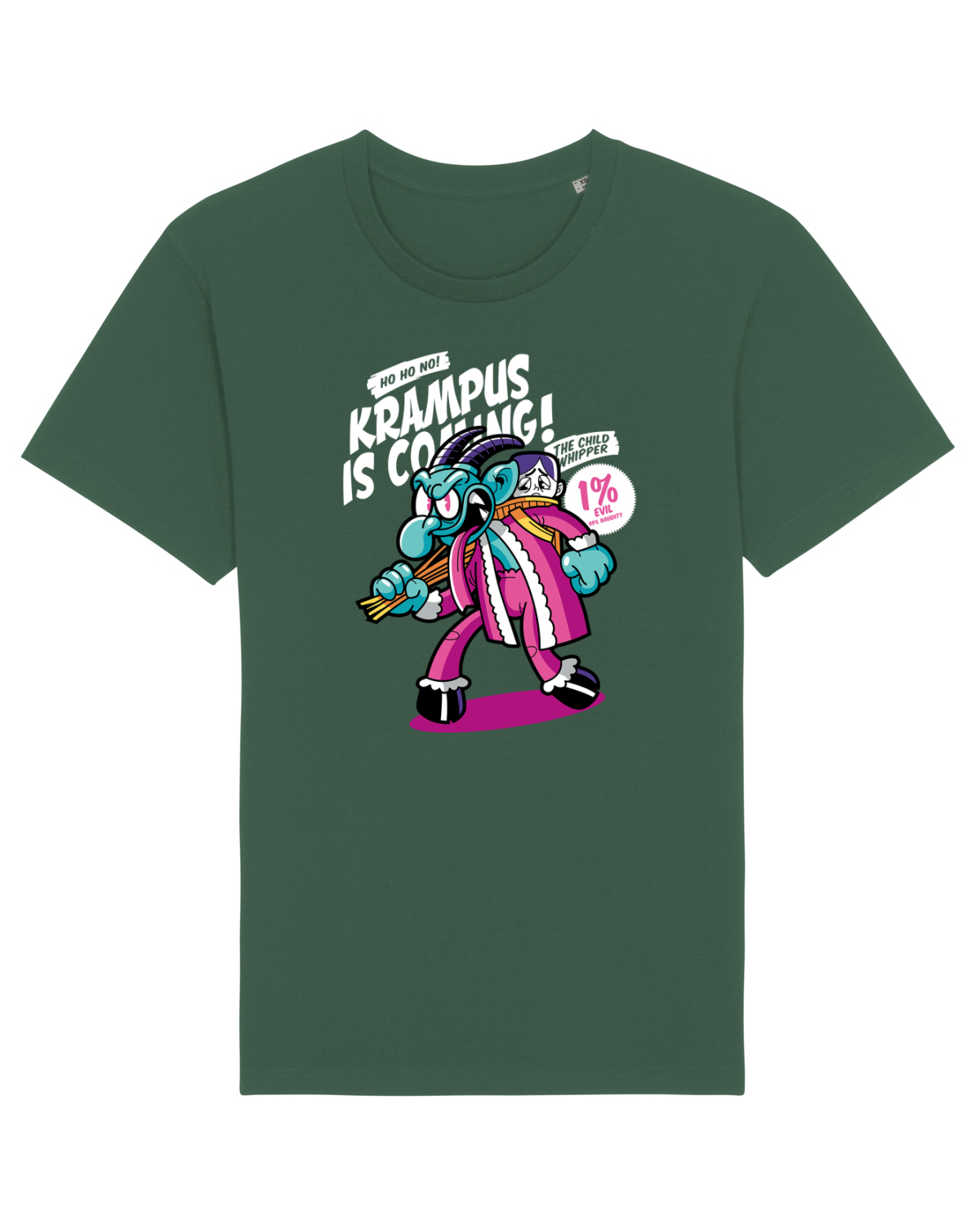 Tricou mânecă scurtă Unisex Rocker Bottle Green