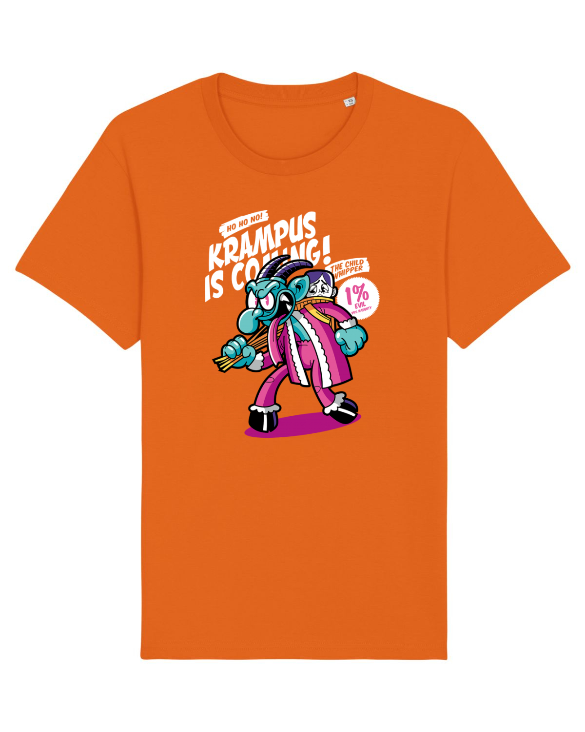 Tricou mânecă scurtă Unisex Rocker Bright Orange