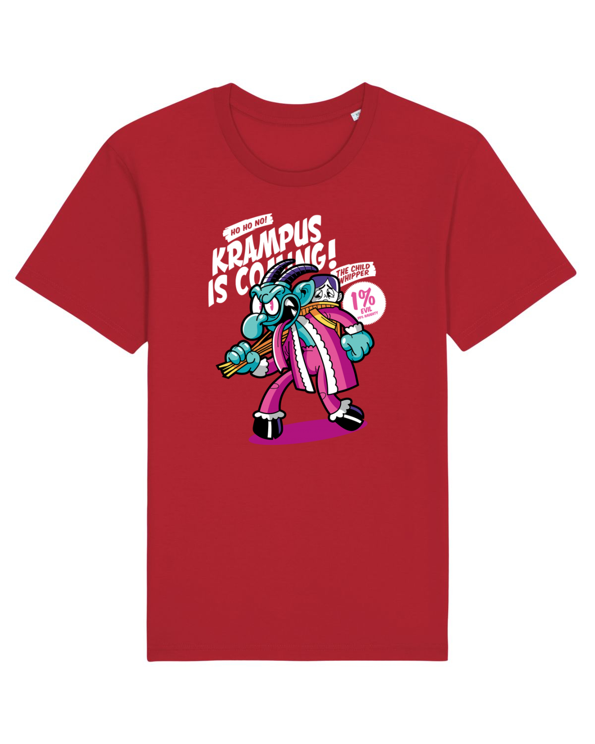 Tricou mânecă scurtă Unisex Rocker Red