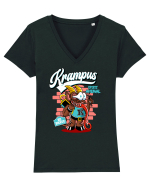Krampus Spirit Animal Tricou mânecă scurtă guler V Damă Evoker