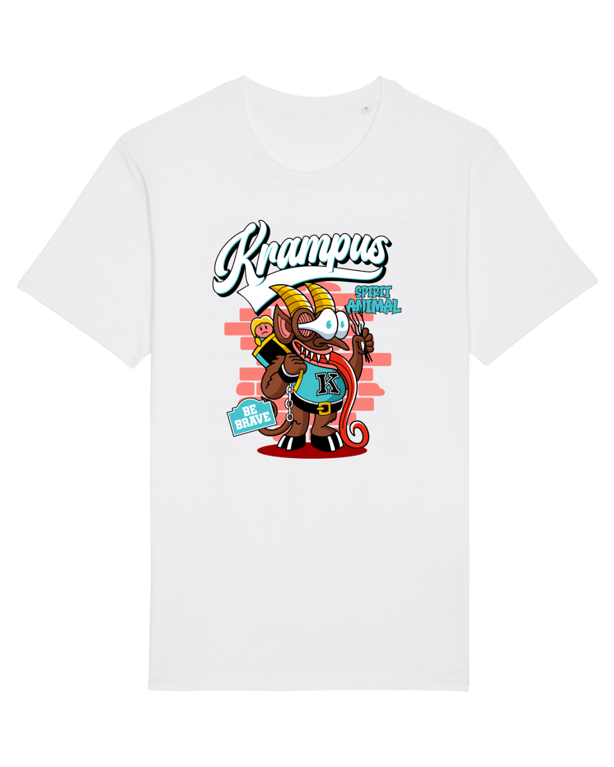 Tricou mânecă scurtă Unisex Rocker White
