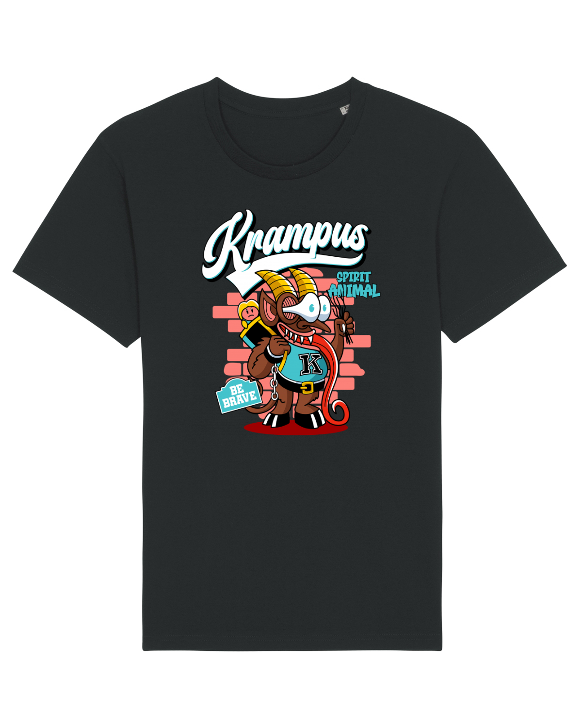 Tricou mânecă scurtă Unisex Rocker Black