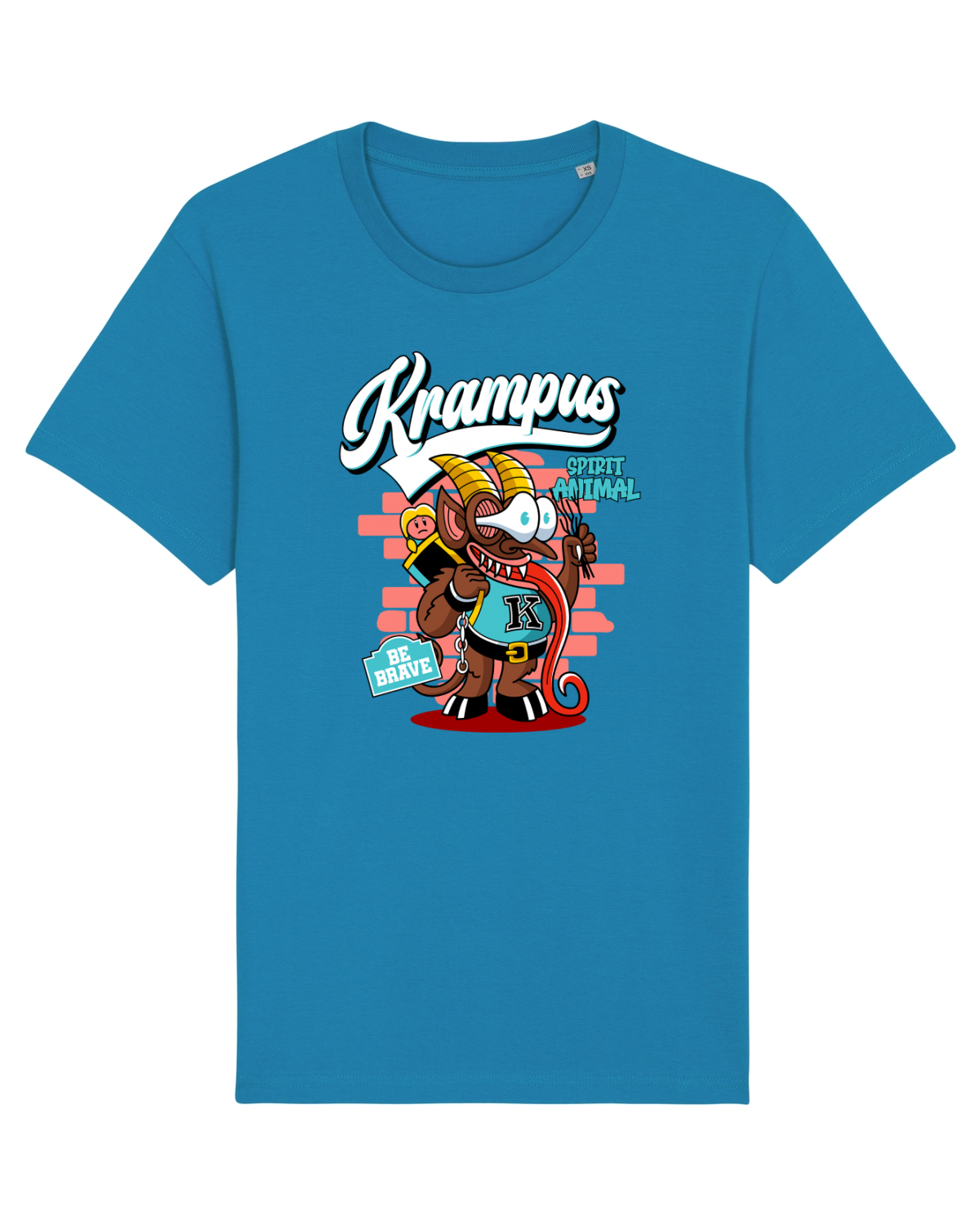 Tricou mânecă scurtă Unisex Rocker Azur