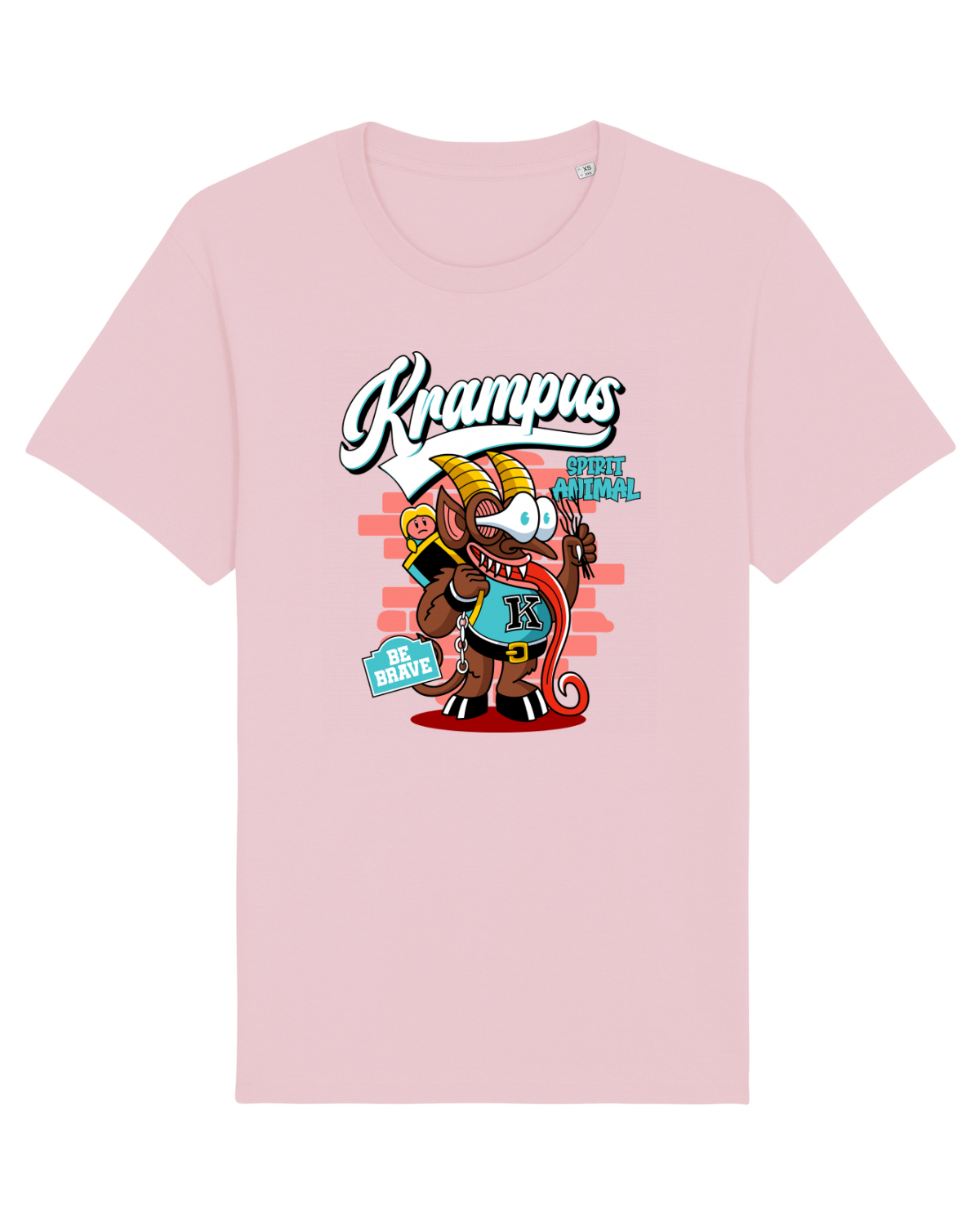 Tricou mânecă scurtă Unisex Rocker Cotton Pink