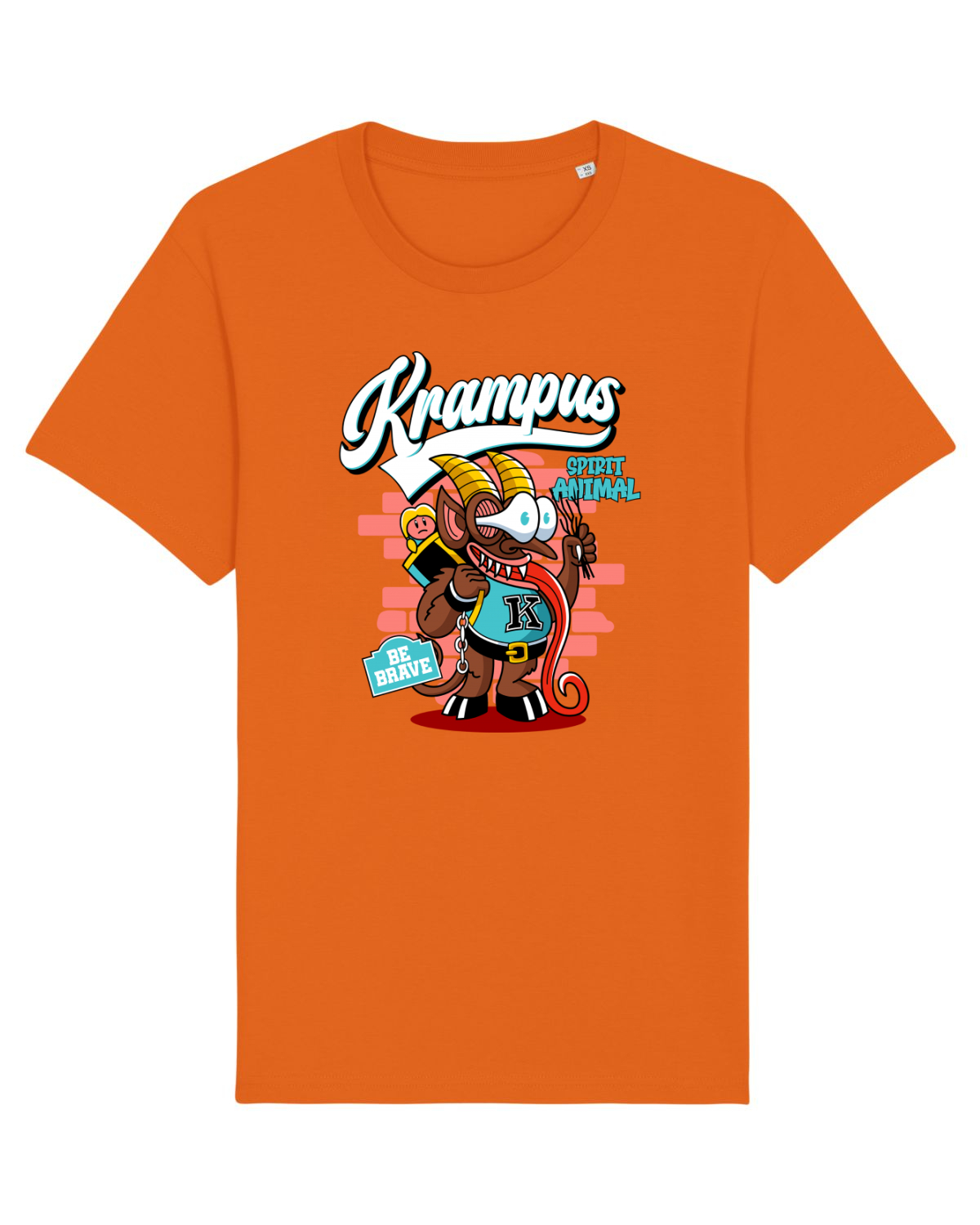 Tricou mânecă scurtă Unisex Rocker Bright Orange