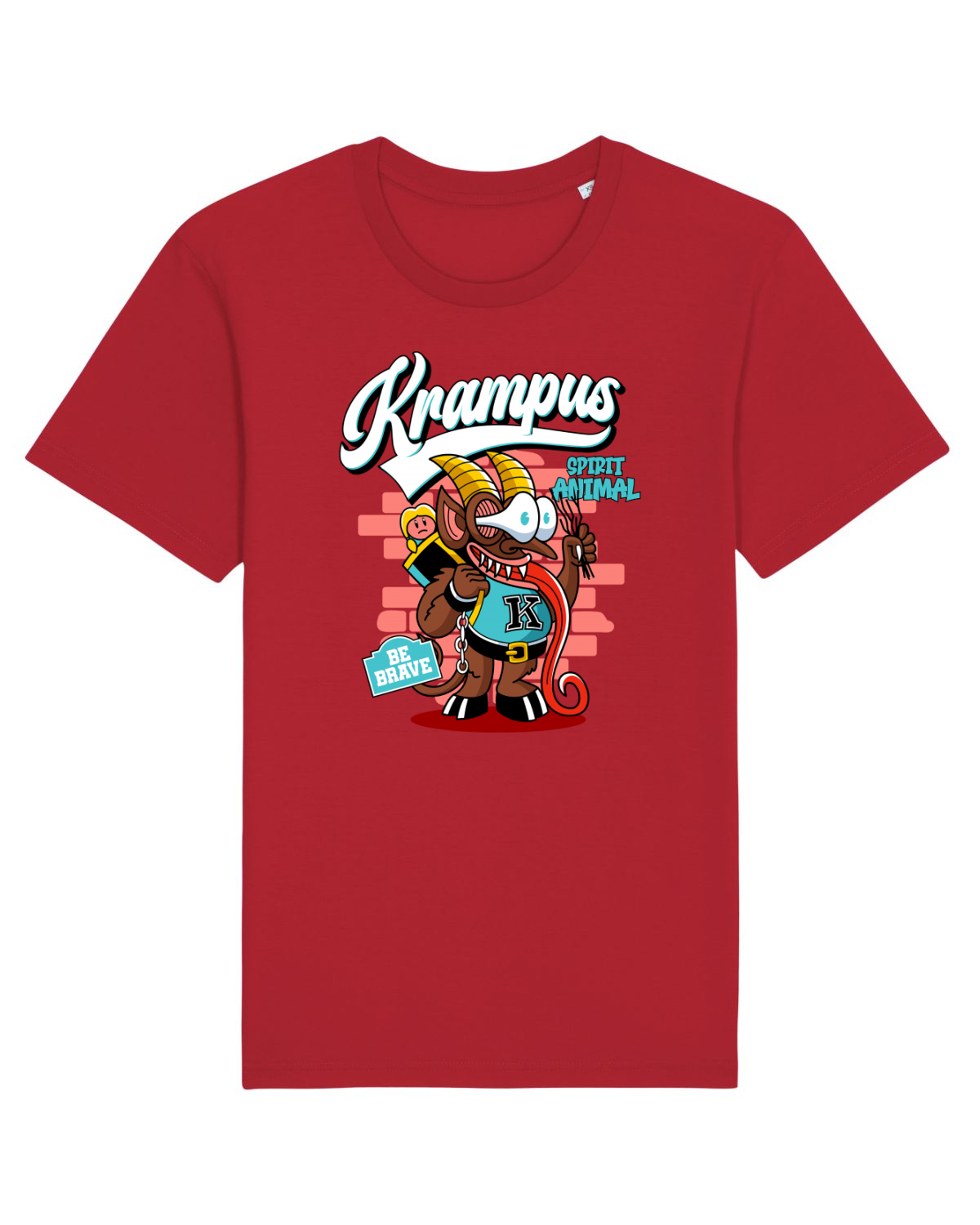 Tricou mânecă scurtă Unisex Rocker Red