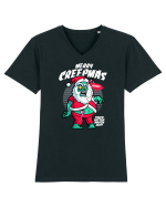 Merry Creepmas Tricou mânecă scurtă guler V Bărbat Presenter