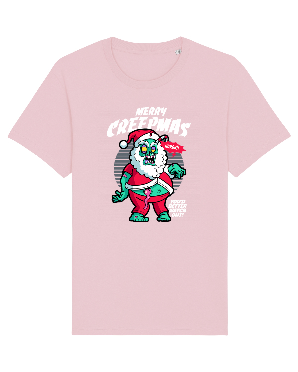 Tricou mânecă scurtă Unisex Rocker Cotton Pink