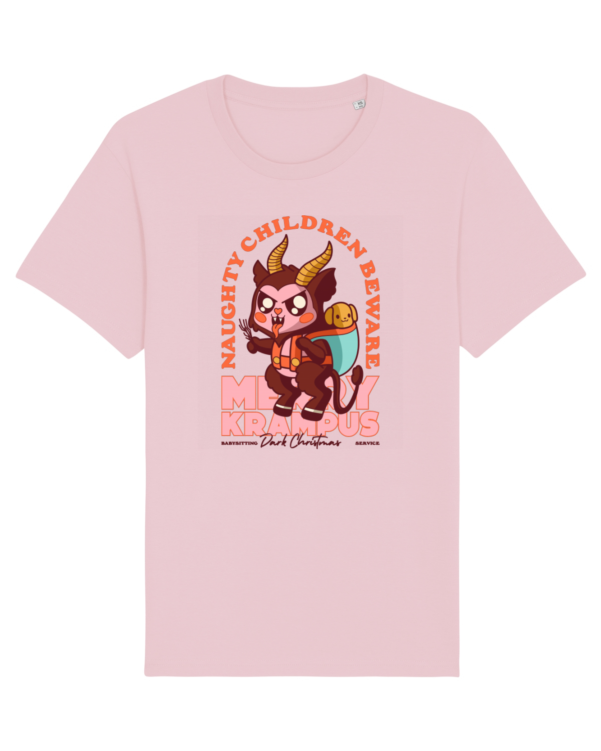 Tricou mânecă scurtă Unisex Rocker Cotton Pink