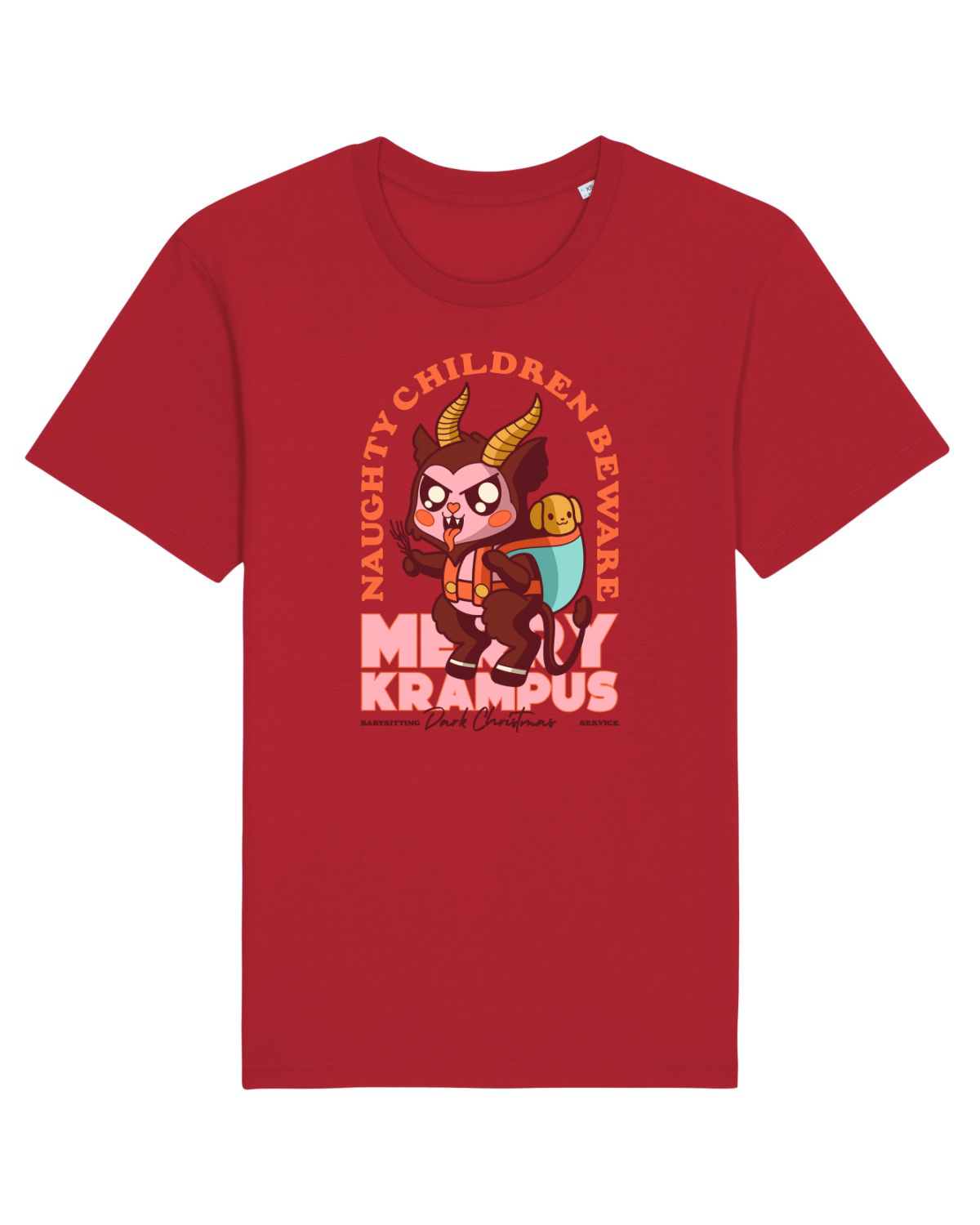 Tricou mânecă scurtă Unisex Rocker Red
