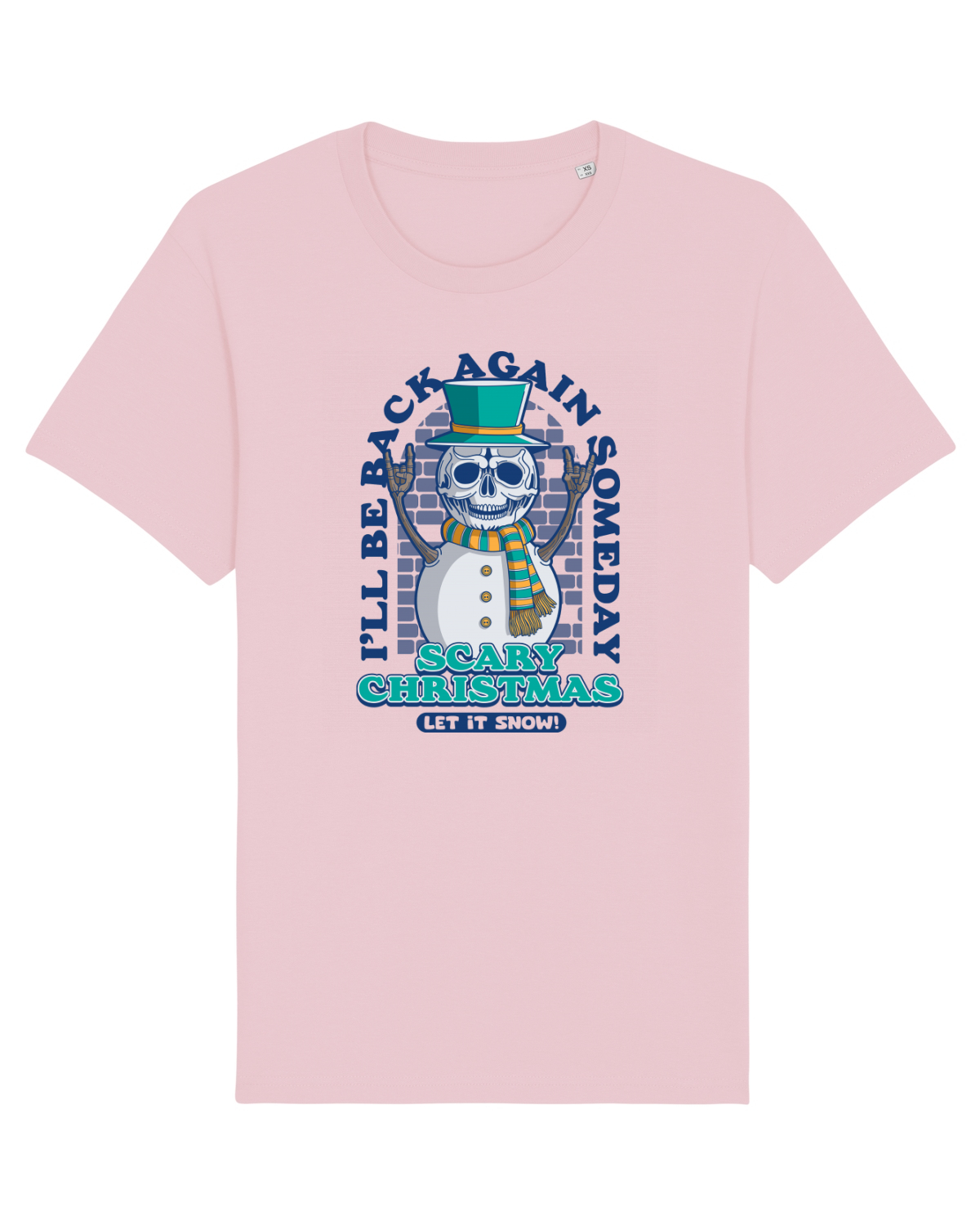 Tricou mânecă scurtă Unisex Rocker Cotton Pink