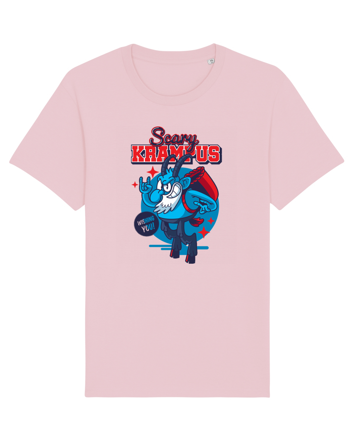 Tricou mânecă scurtă Unisex Rocker Cotton Pink