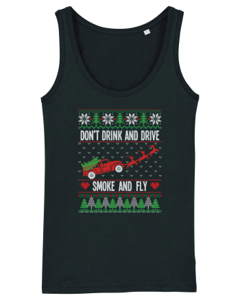 amuzant cu motive de Crăciun - Do not drink and drive Black