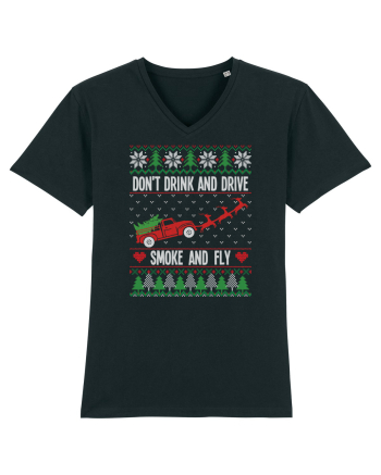 amuzant cu motive de Crăciun - Do not drink and drive Black