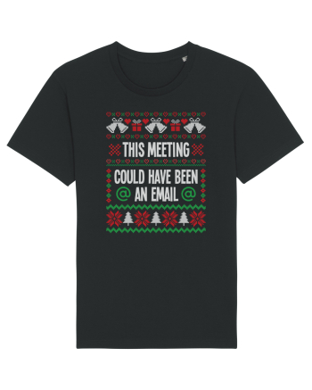 amuzant cu motive de Crăciun - This meeting could have been an email Black