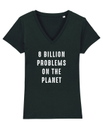 Problems on the planet Tricou mânecă scurtă guler V Damă Evoker