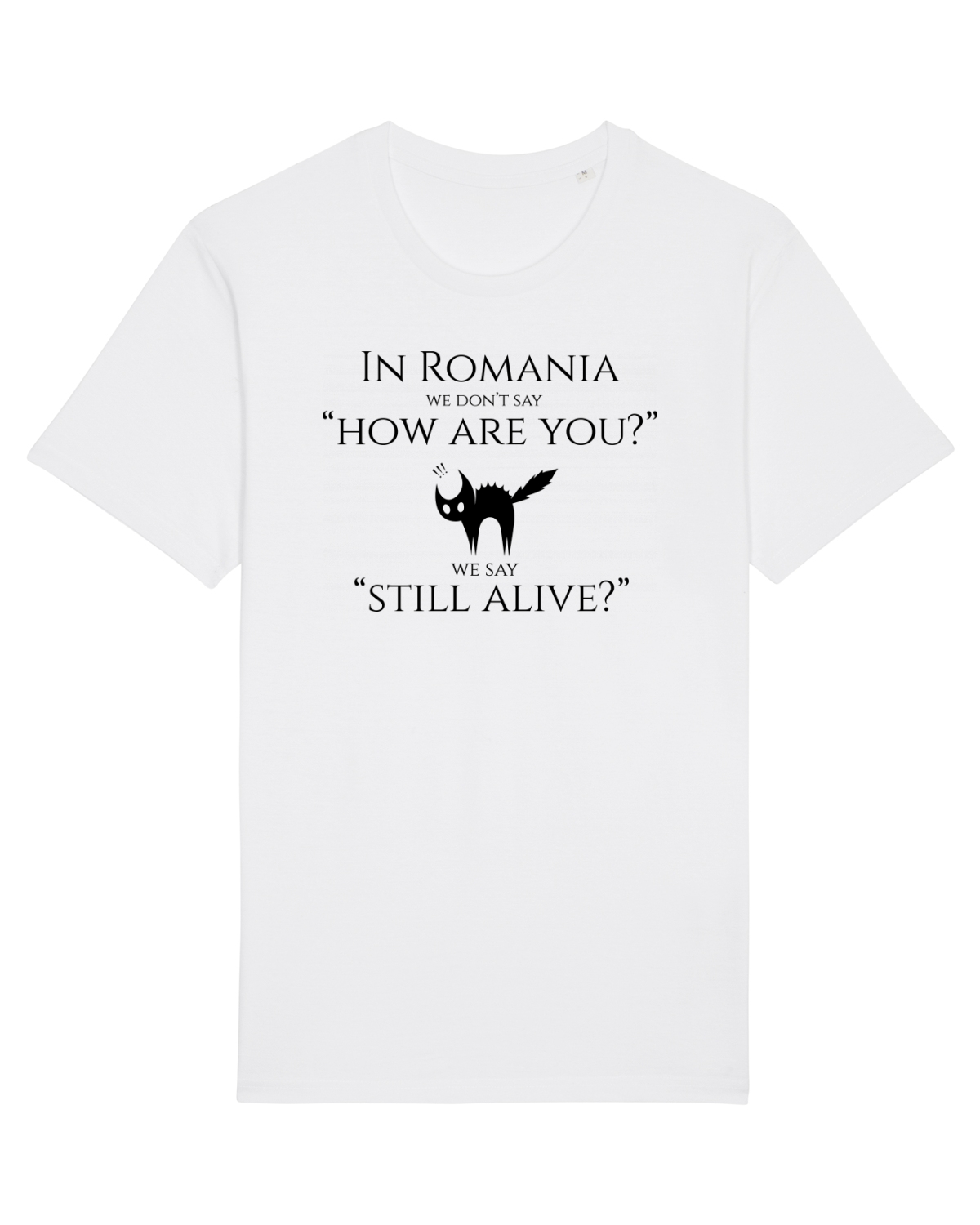 Tricou mânecă scurtă Unisex Rocker White