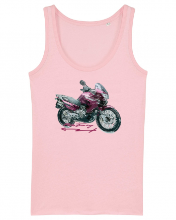 Adventure motorcycles are fun Transalp 650 Cotton Pink