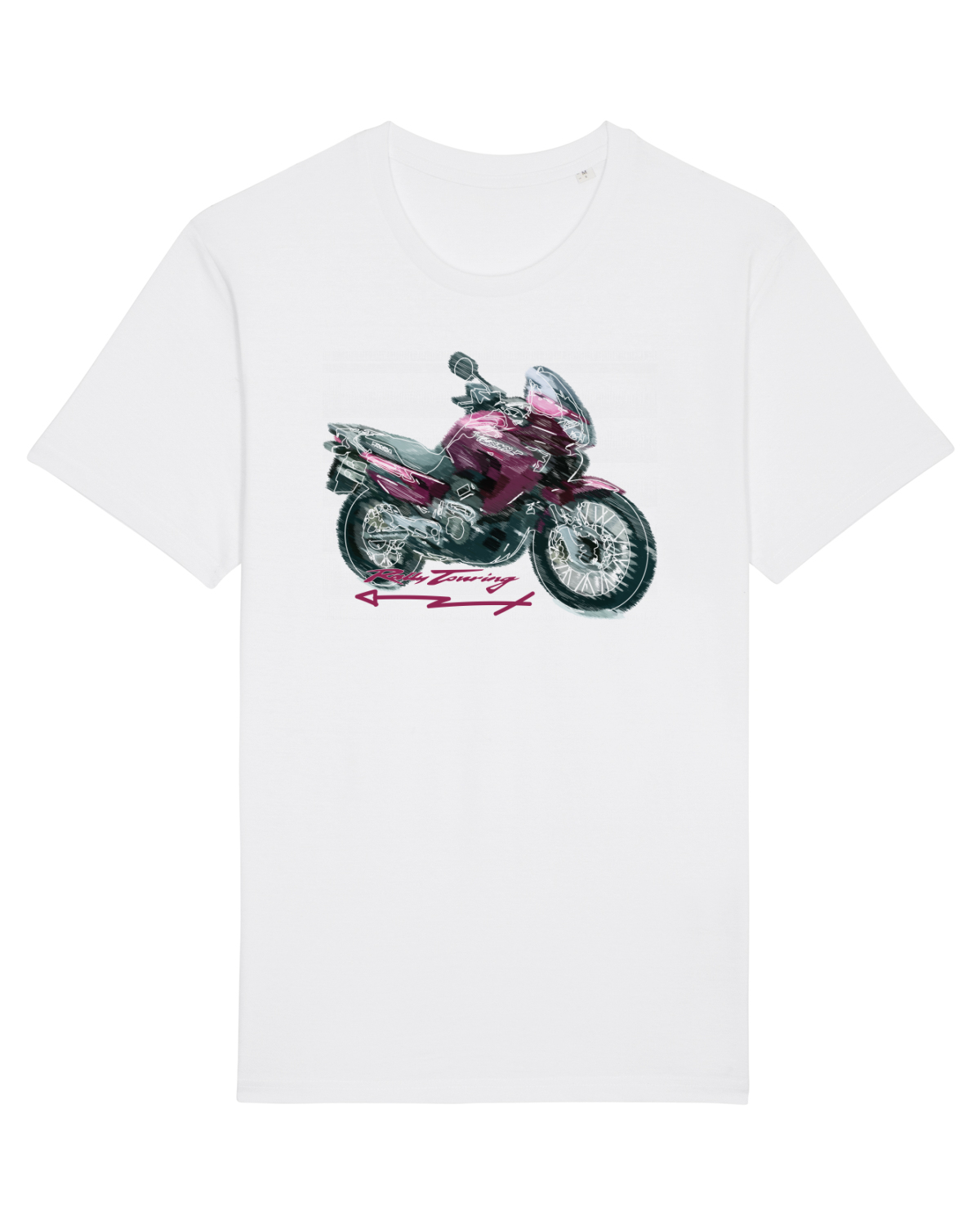 Tricou mânecă scurtă Unisex Rocker White
