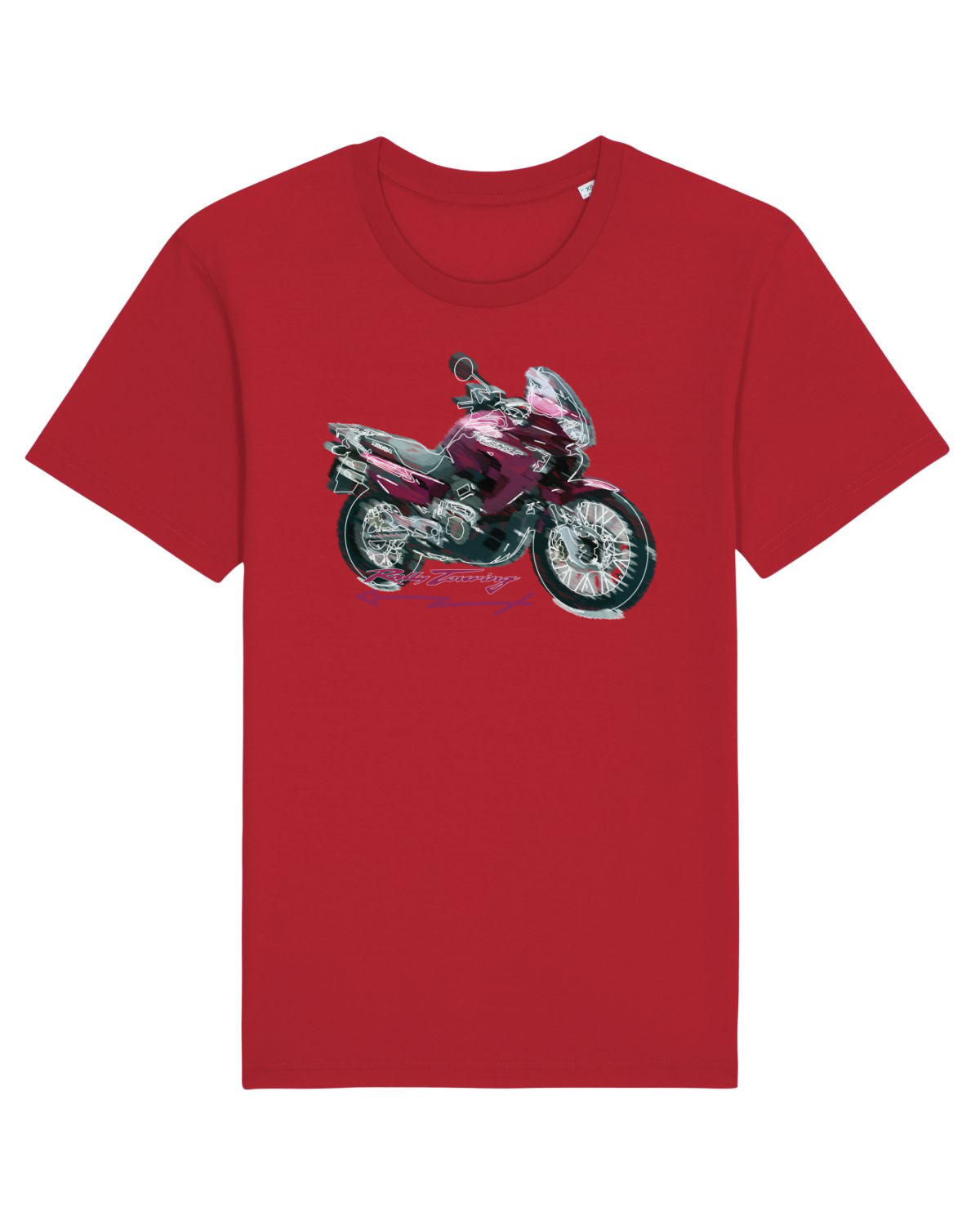 Tricou mânecă scurtă Unisex Rocker Red