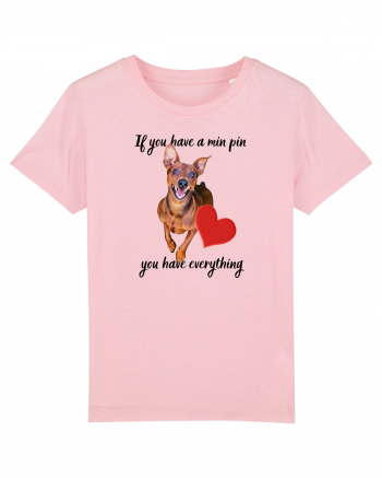 Pinscher love Cotton Pink