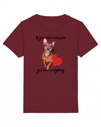 Pinscher love Burgundy