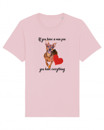 Pinscher love Cotton Pink