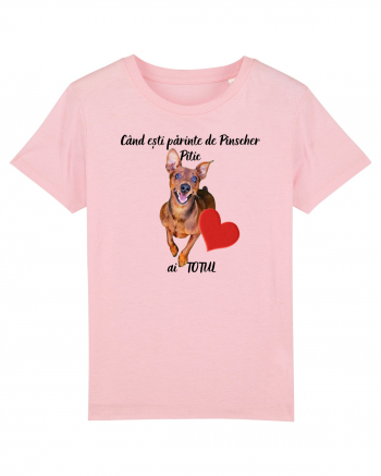 Iubitor de animale Pinscher Pitic Cotton Pink