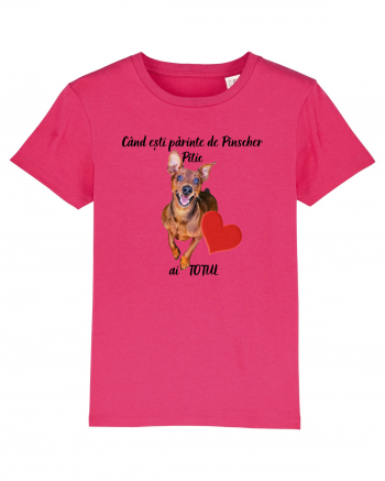 Iubitor de animale Pinscher Pitic Raspberry