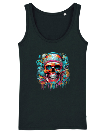 Graffiti skull  Black