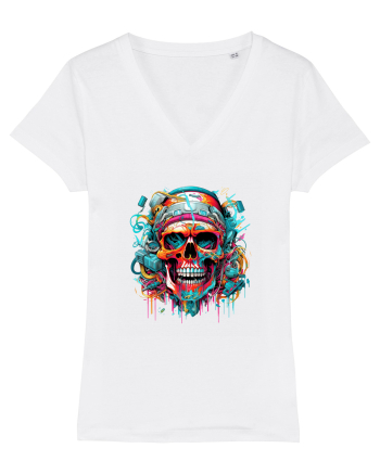 Graffiti skull  White