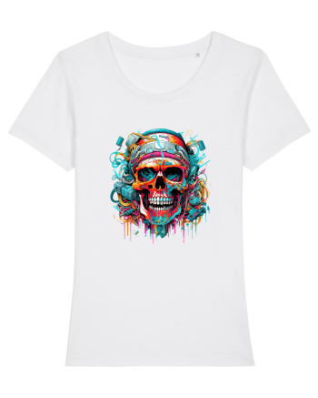 Graffiti skull  White