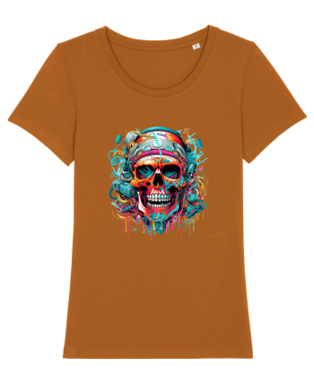 Graffiti skull  Roasted Orange
