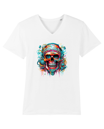Graffiti skull  White